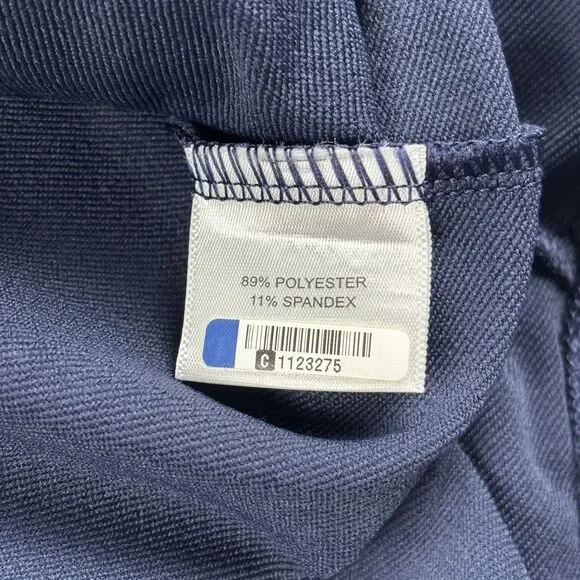 Peter Millar Perth Performance 1/4 Zip Pullover Navy Mens XL Golf Stretch Logo - Picture 10 of 11